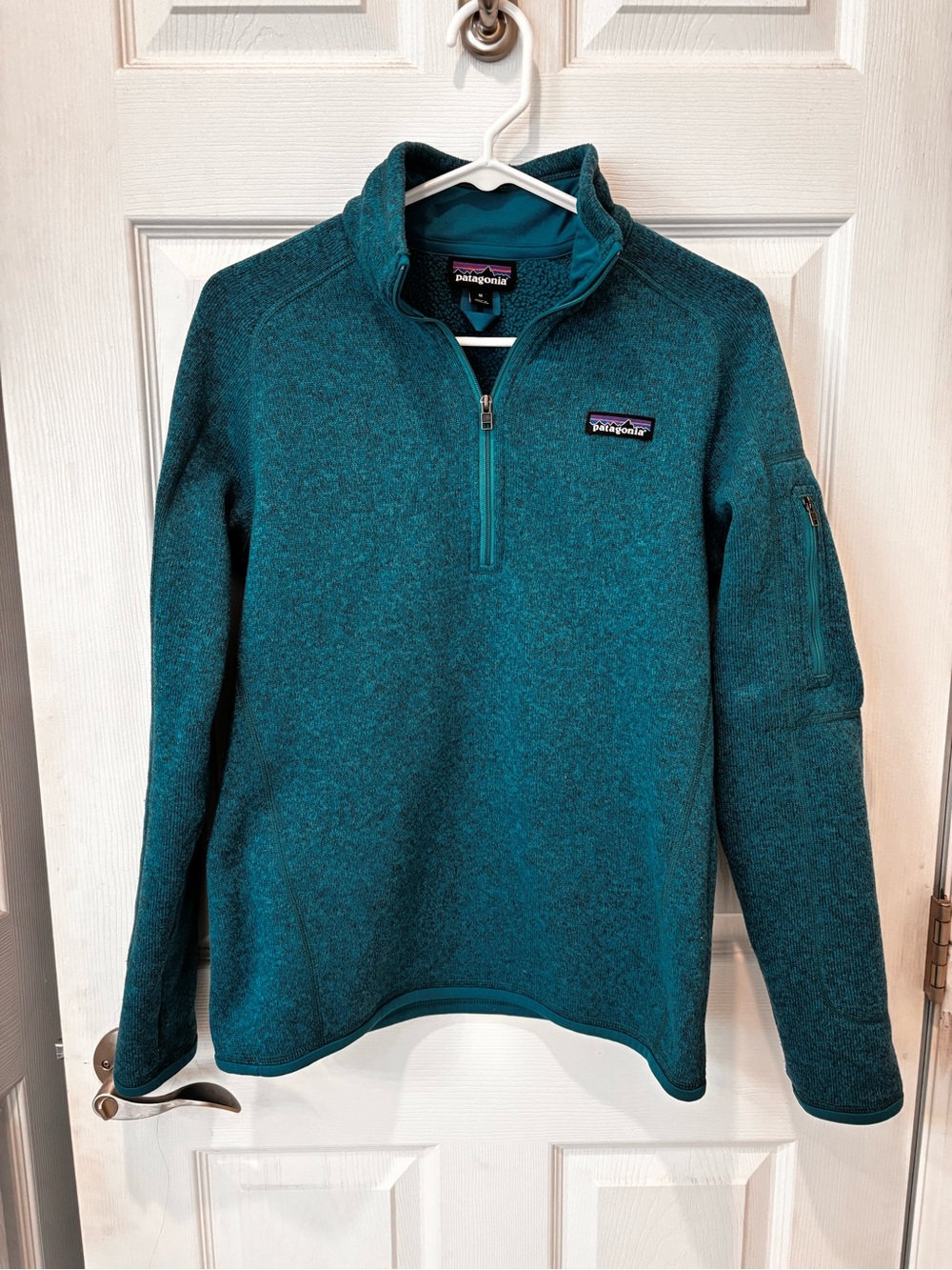 Patagonia Dark Teal Better Sweater Quarter-Zip Fleece Pullover
